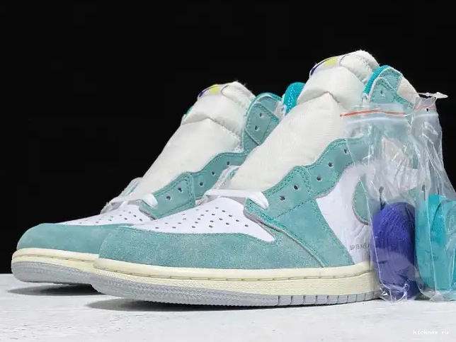 Rep Kickmax Jordan Retro Turbo Green High Air 1 555088-311 OG 0418